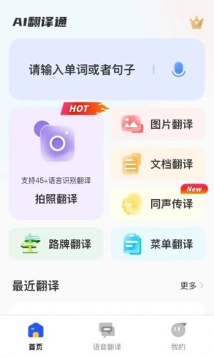 AI翻译通app图1