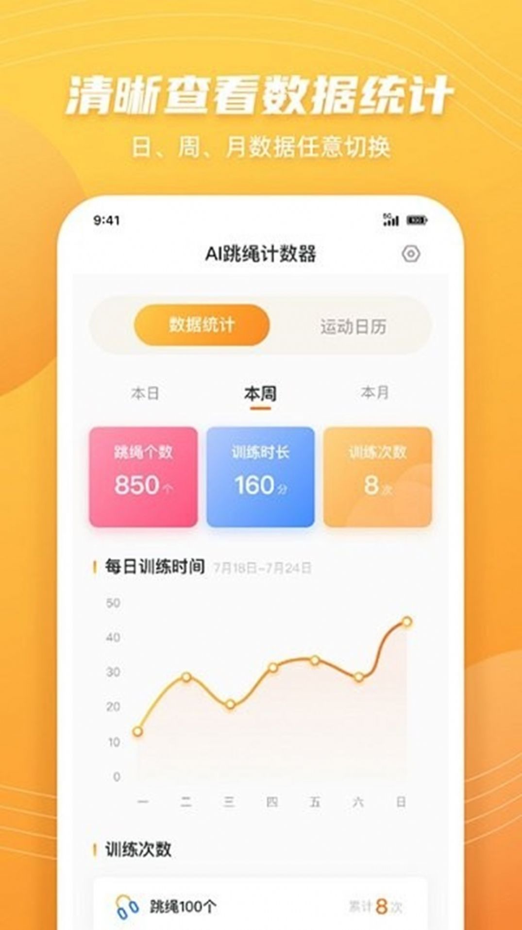 超钞AI跳绳计数器app图2