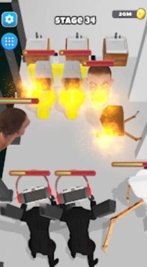 马桶人合并战斗游戏安卓版无广告图片1