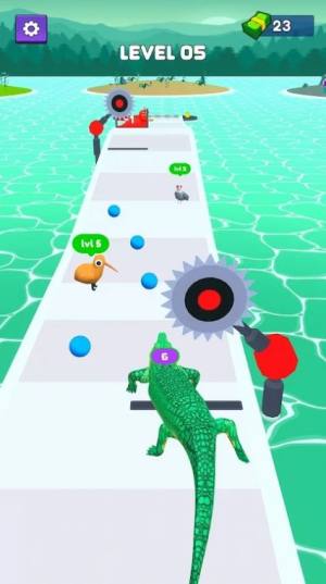 鳄鱼怪物攻击跑游戏图2