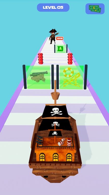 海盗堆栈跑游戏官方安卓版（Pirate Stack - Runner Games）图片1