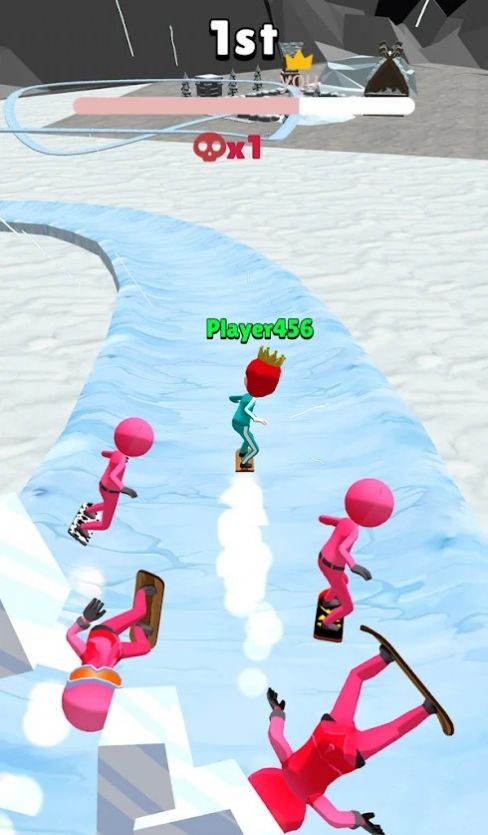 雪地竞速冬季水上公园游戏图1