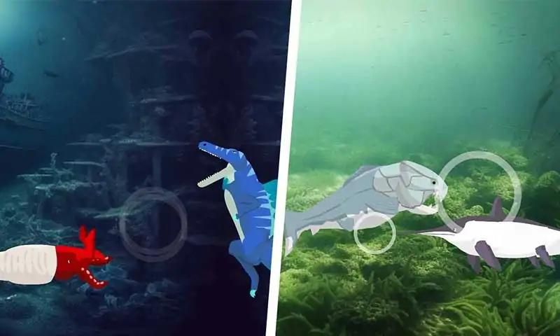 巨齿鲨与海怪搏斗游戏官方版图片1
