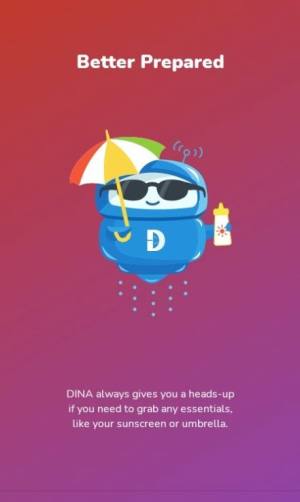 DINA个性天气预报app软件图片1