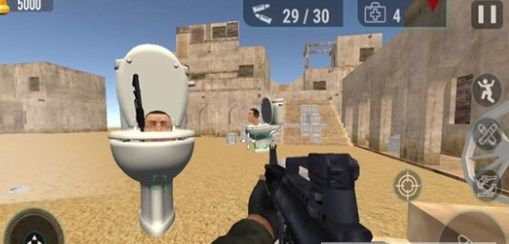 全民荣耀战场马桶人战争游戏图2