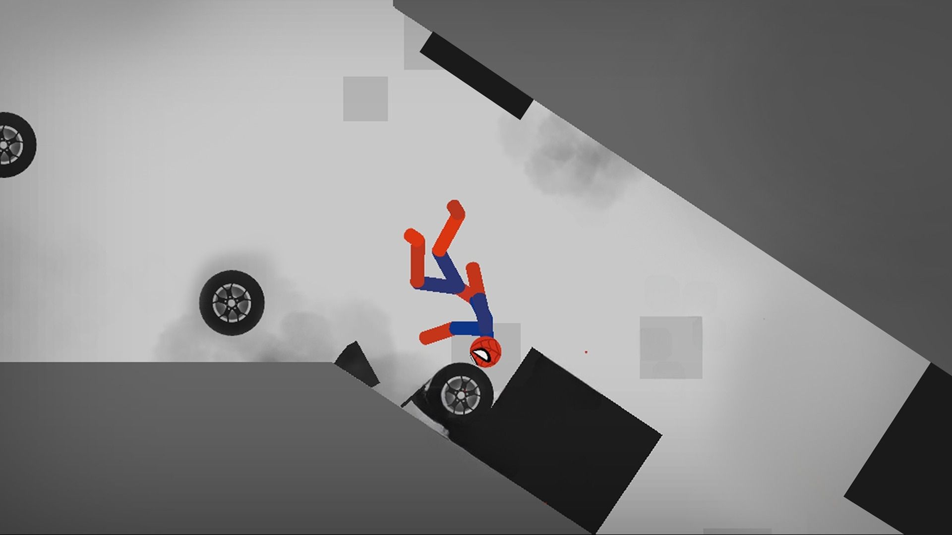 火柴人撞车模拟游戏图1