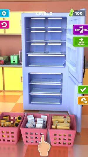 冰箱收纳3D游戏图2