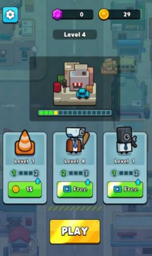 Toilet Fight Police vs Zombie游戏中文版图片1