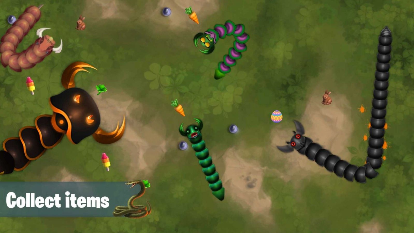 巨型蠕虫蛇游戏图2