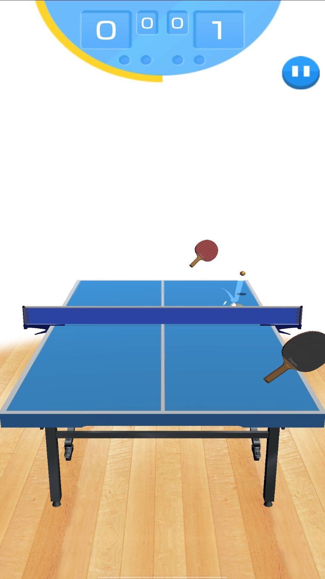模拟乒乓球游戏图2
