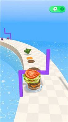汉堡包跑酷游戏下载最新版（Burger Run）图片1