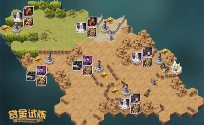 剑与远征征娜罗可赏金试炼攻略  征娜罗可试炼之地路线图分享[多图]