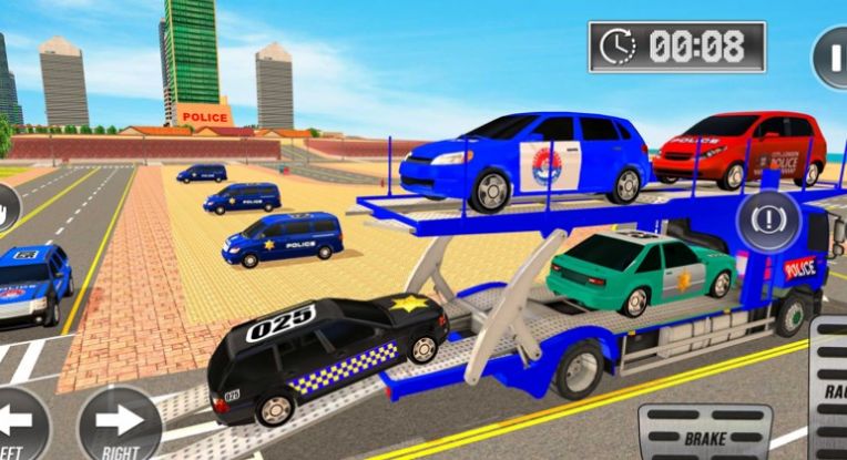 警车运输驾驶模拟器游戏图2