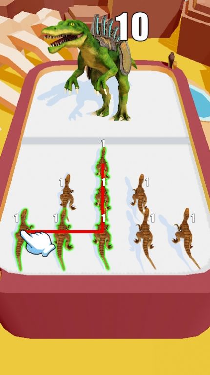 合并恐龙大战游戏图1
