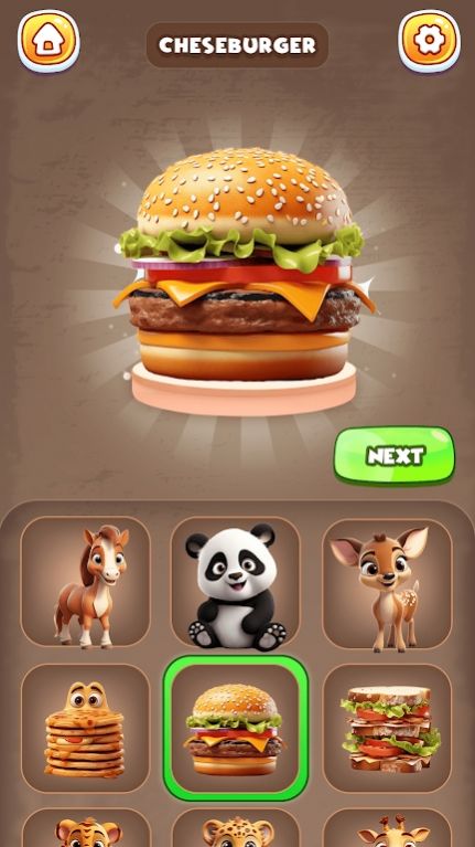 动物与美味食物游戏图1