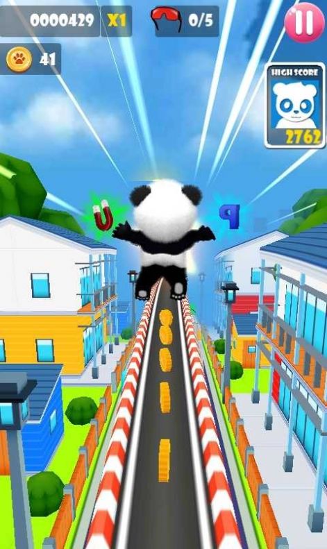 熊猫跑酷游戏中文版图片1