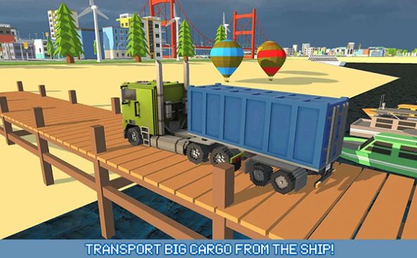 像素卡车城市运输游戏图3