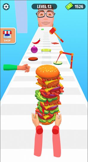 堆栈汉堡跑酷游戏图3