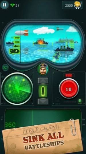 沉没潜艇鱼雷攻击游戏图2