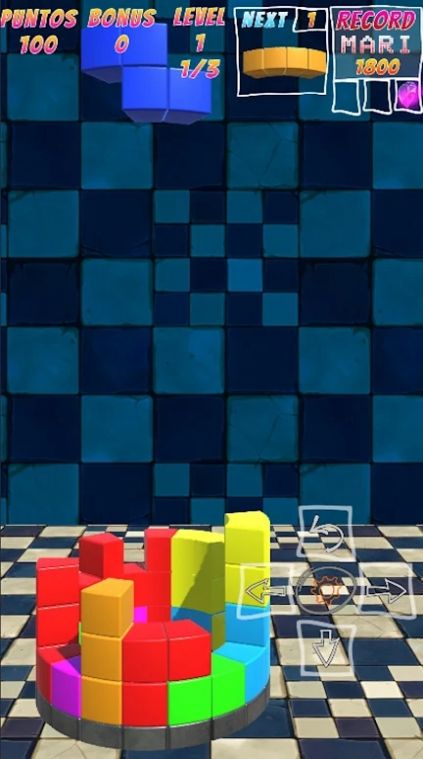 多色线方块收集游戏图1