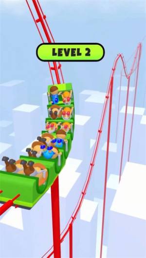 快速过山车游戏中文版(Faster Coaster)图片1