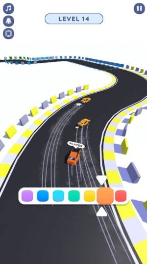 彩色赛车竞速游戏图1