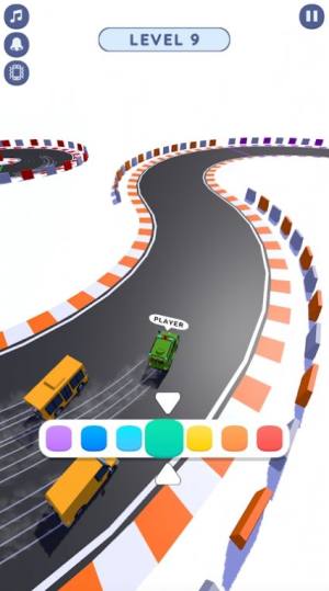 彩色赛车竞速游戏图2