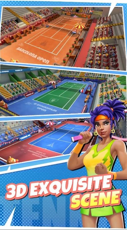 网球世界巡回赛3D游戏图2