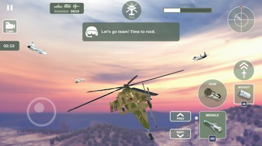 直升机模拟器天空战争游戏图3