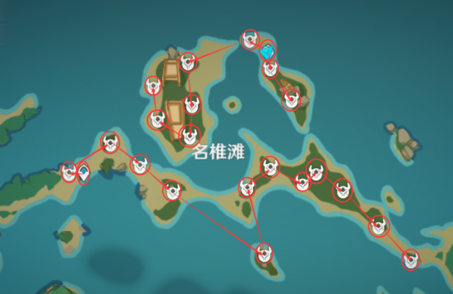 原神血斛采集路线攻略 4.5血斛采集路线分布位置一览[多图]图片4
