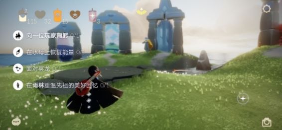 光遇5.19在水母上恢复能量任务攻略，在雨林重温先祖的美好回忆图文一览[多图]图片1
