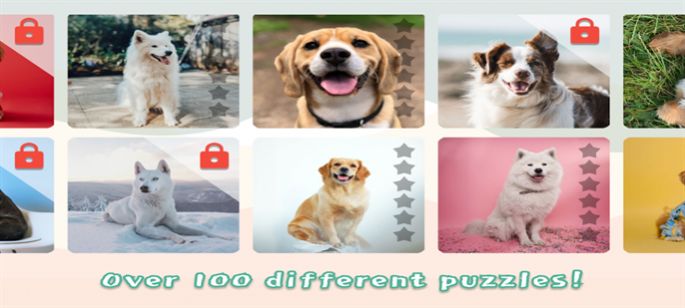 宠物狗狗的拼图挑战游戏图1