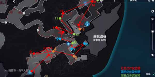 崩坏3琅丘阒夜遗巷宝箱在哪  琅丘阒夜遗巷宝箱坐标位置大全[多图]