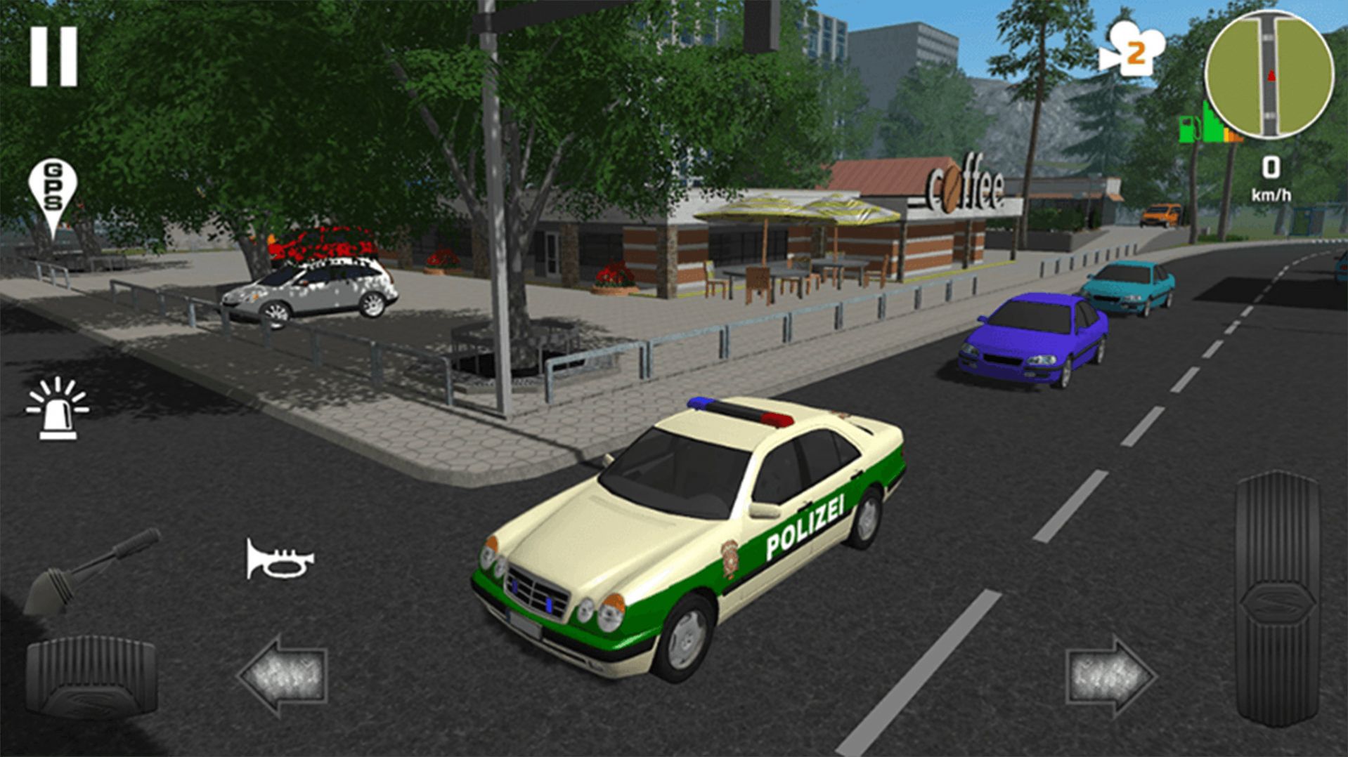 狂飙警车模拟游戏图3