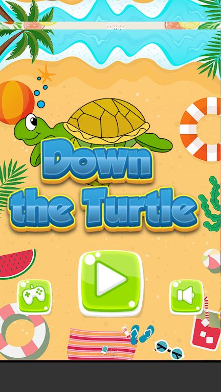 海滩上的乌龟挑战游戏图1