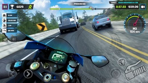 高速摩托模拟器游戏图1