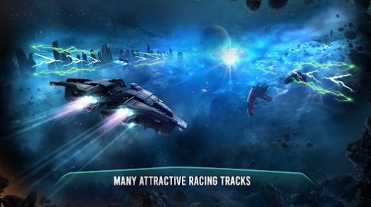 银河飞船竞速3D游戏手机版（Spaceship Racing Galaxy 3D）图片1