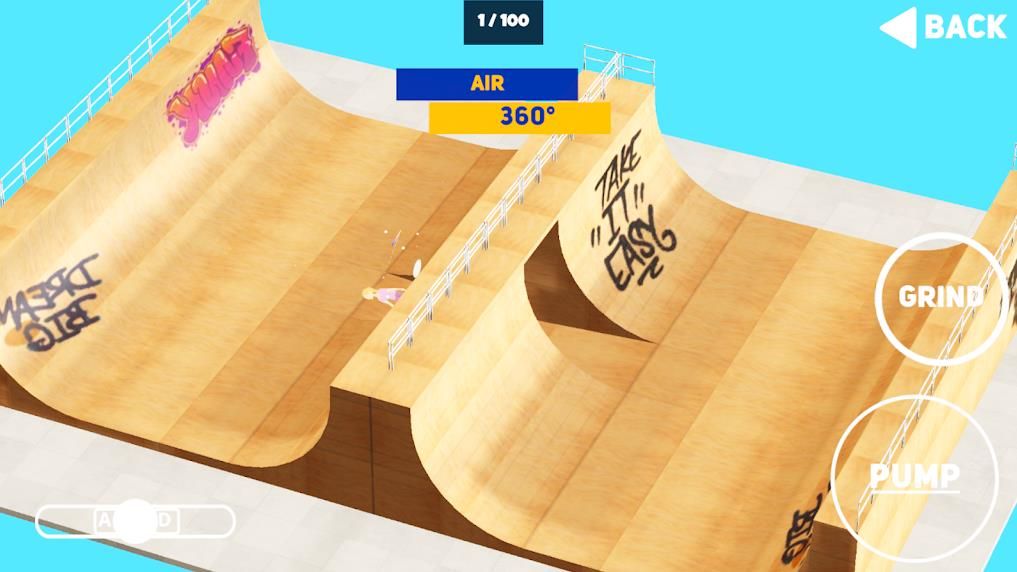 坡道滑冰挑战赛游戏下载最新版 v1.0截图2