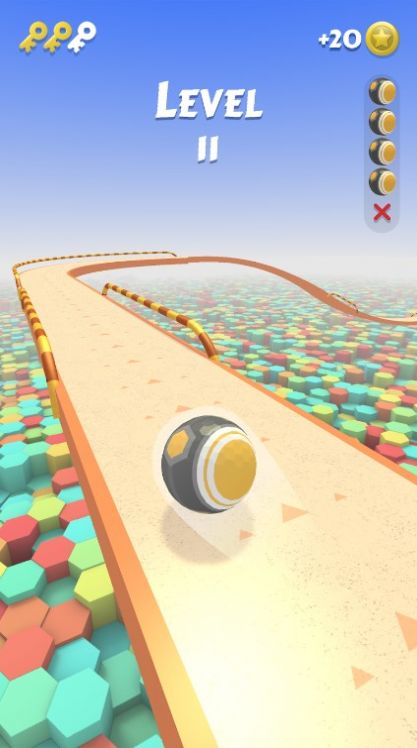 动作球陀螺球比赛游戏安卓版（Action Balls Gyrosphere Race）图片1