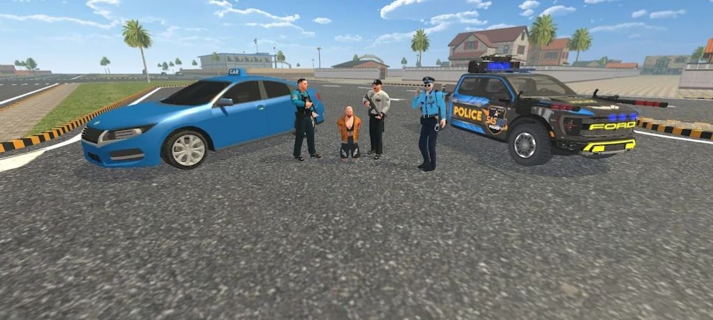 警察追击赛车驾驶游戏图1