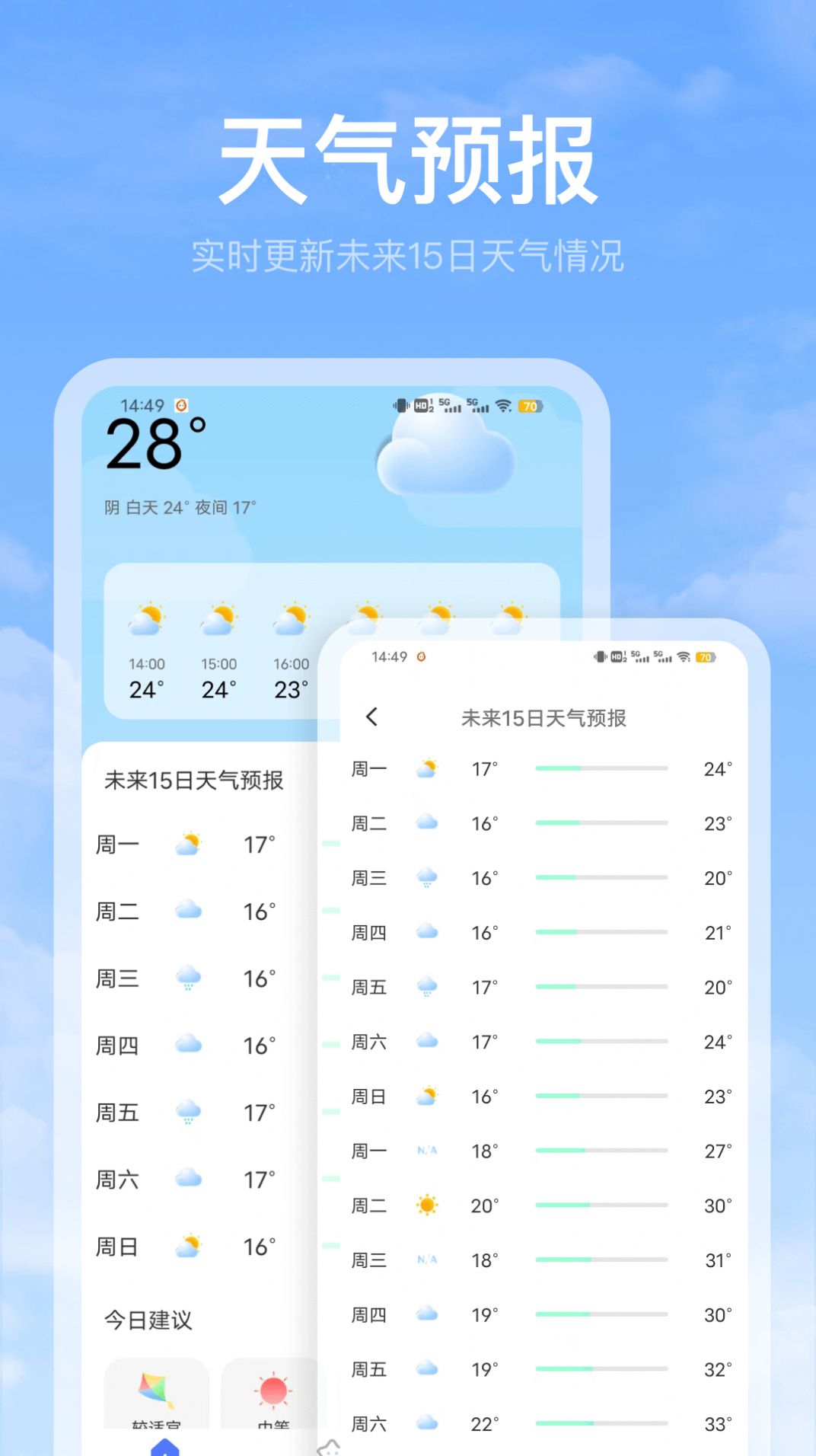 黄历天气雷达app图3