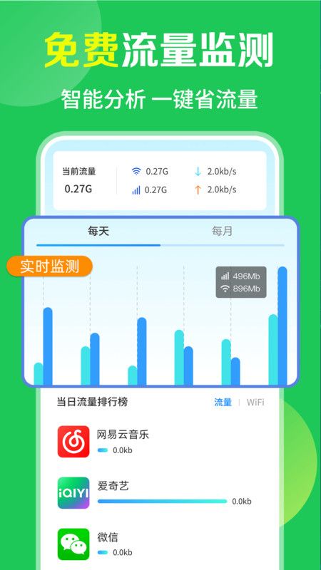 WiFi免费流量宝软件手机版 v1.0.1截图1