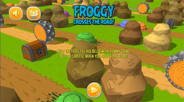跳跳蛙穿越森林游戏最新安卓版（Jumppy Frog Road Crossing） v1.0.1截图2