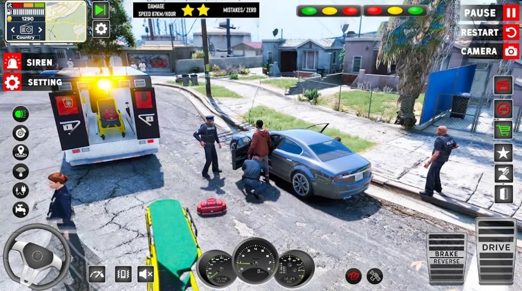 US紧急救护车3D游戏官方中文版 v0.4截图2