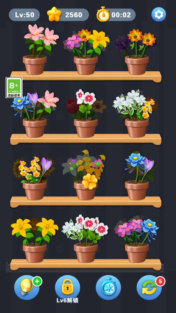 鲜花消除游戏图2