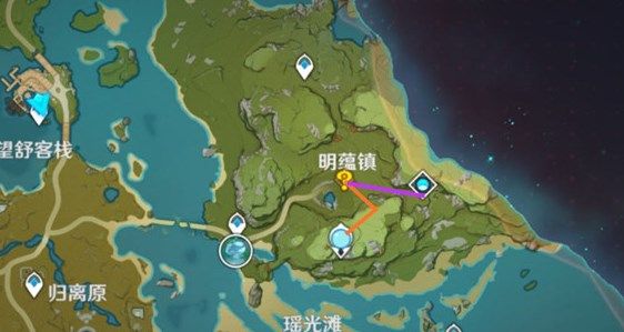 原神佳肴尚温第七天任务怎么完成？12月17日送餐路线图一览[多图]图片3