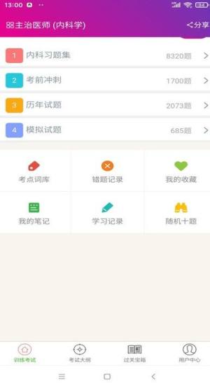 内科学主治医师总题库app图3