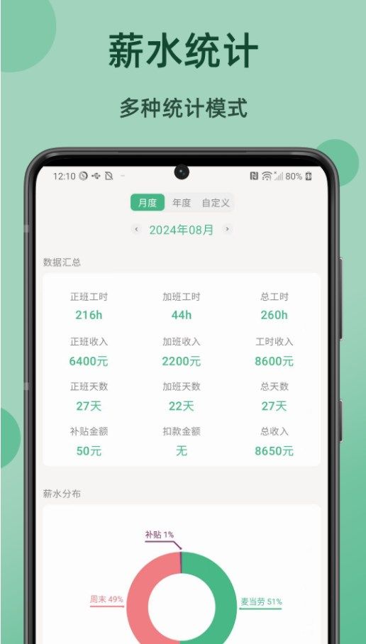 极简记工时app图3