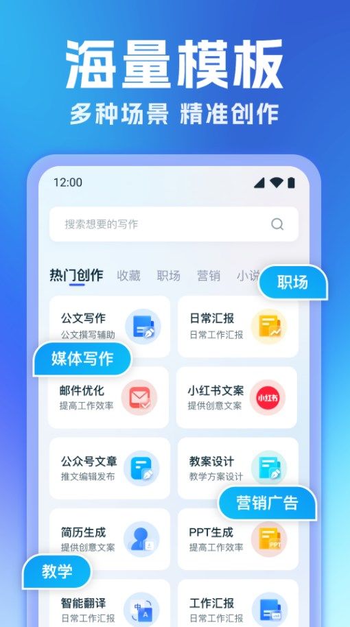全能AI写作app图2