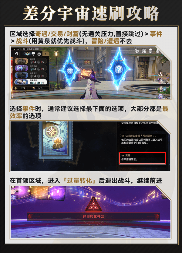 崩坏星穹铁道差分宇宙快速通关攻略 差分宇宙速刷攻略图片4